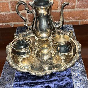 Silver plated tea set